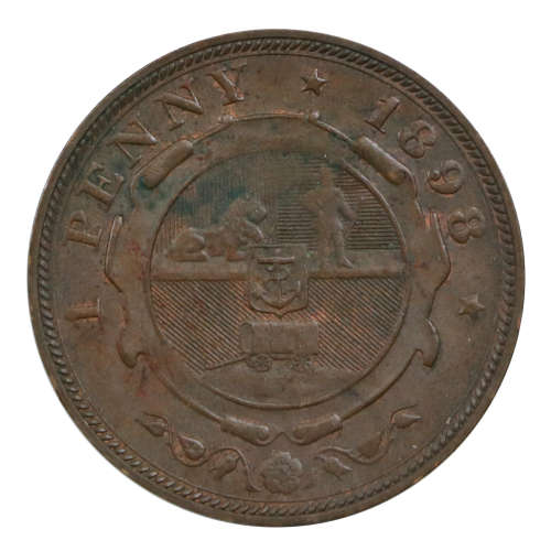 1898 South Africa ZAR Penny