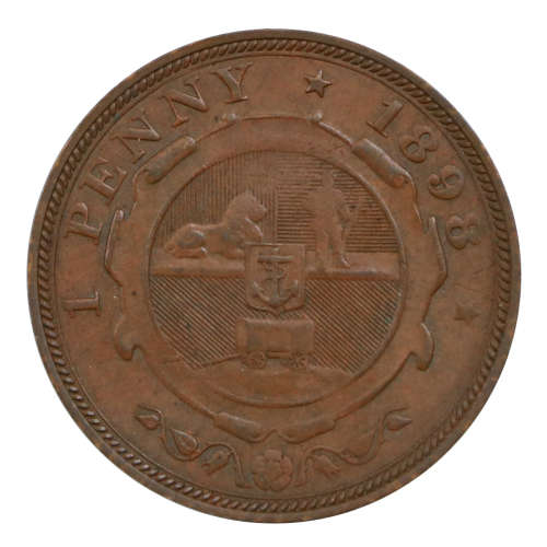 1898 South Africa ZAR Penny