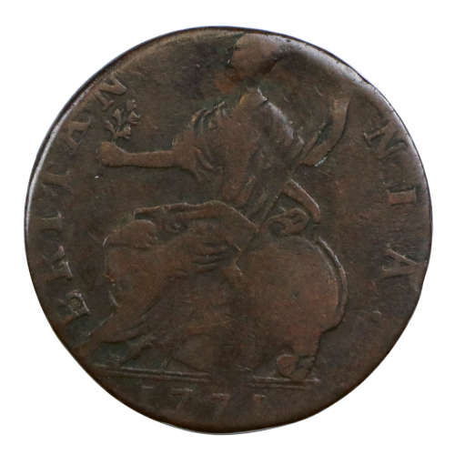 1771 Great Britain George III Half Penny