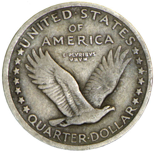 1917 Type 1 United States 25 Cent - F15