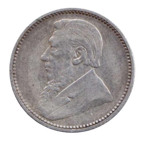 1896 South Africa ZAR 6 Pence