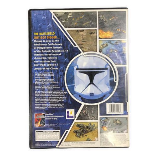 Star Wars Galactic Battlegrounds Clone Campaigns Expansion Pack (PC DVD)