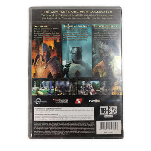 The Elder Scrolls IV Oblivion Game of The Year Edition (PC DVD)