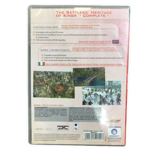 The Settlers Heritage of Kings -Complete- (PC DVD) - Case damaged