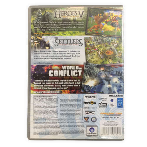 The Ultimate Strategy Pack: Heroes V, The Settlers, World in Conflict (PC DVD)