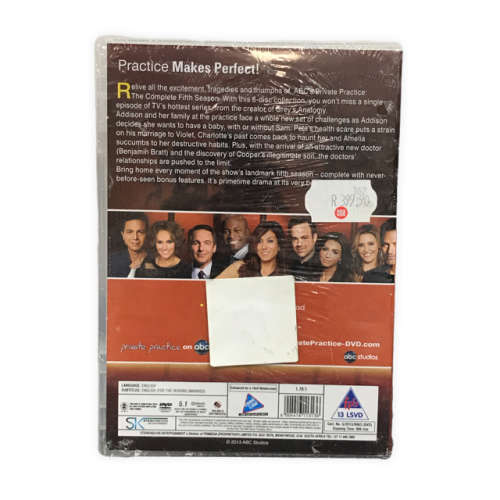 Private Practice The Complete 5th Season Dvd *Factory Sealed