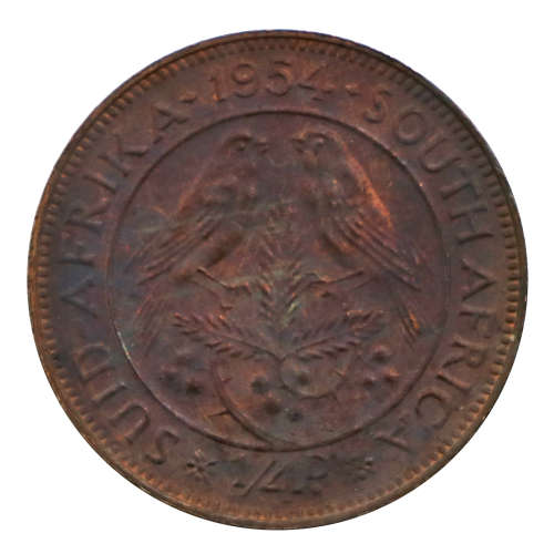 1954 South Africa 1/4 Penny