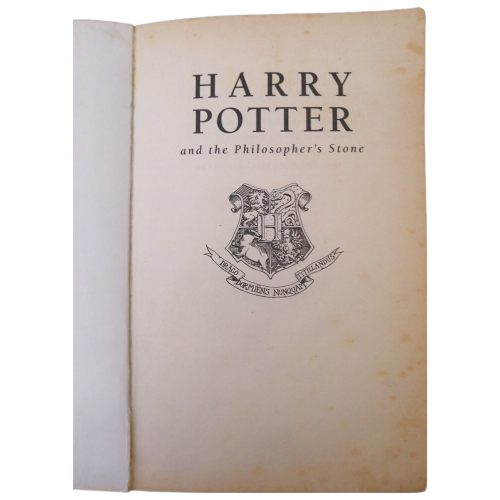 Harry Potter And The Philosopher's Stone by J. K. Rowling 1997 Softcover
