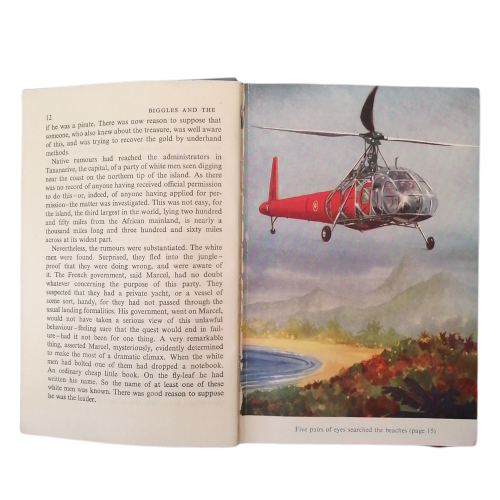 Biggles And The Pirate Treasure and Other Biggles Adventures by Capt. W. E. Johns 1954 Hardcover w/o