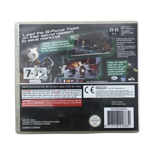 Disney G-Force Nintendo DS Nintendo DS