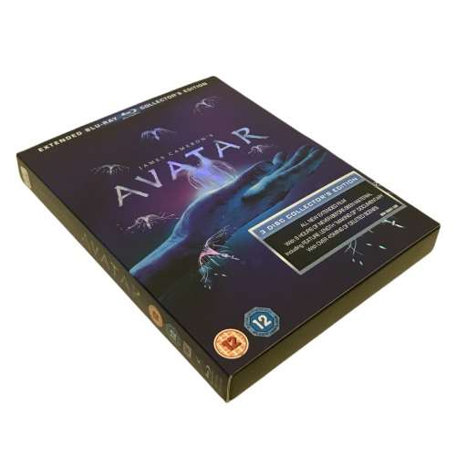Avatar Extended Blu-Ray Dvd 3 Disc Collector`s Edition