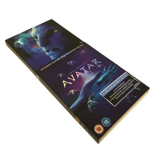Avatar Extended Blu-Ray Dvd 3 Disc Collector`s Edition