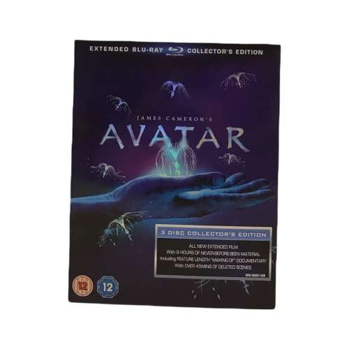 Avatar Extended Blu-Ray Dvd 3 Disc Collector`s Edition