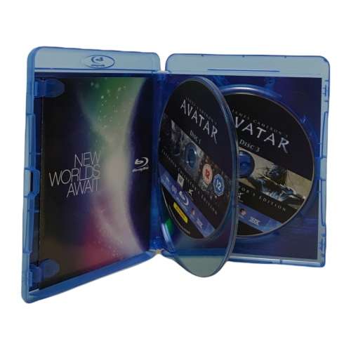 Avatar Extended Blu-Ray Dvd 3 Disc Collector`s Edition