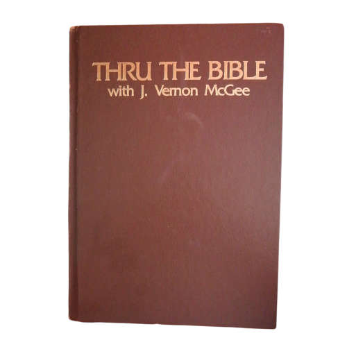 Thru The Bible Volumes 1-5 by J. Vernon McGee 1981-1983 Hardcover w/o Dustjacket (volume 1-2, 4-5)