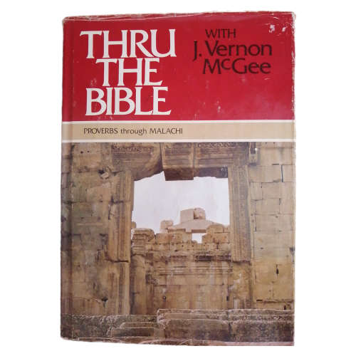 Thru The Bible Volumes 1-5 by J. Vernon McGee 1981-1983 Hardcover w/o Dustjacket (volume 1-2, 4-5)