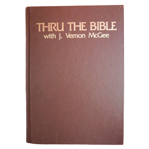 Thru The Bible Volumes 1-5 by J. Vernon McGee 1981-1983 Hardcover w/o Dustjacket (volume 1-2, 4-5)
