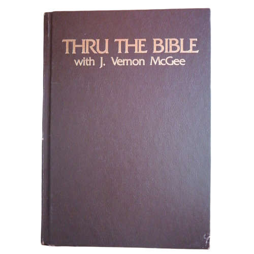 Thru The Bible Volumes 1-5 by J. Vernon McGee 1981-1983 Hardcover w/o Dustjacket (volume 1-2, 4-5)