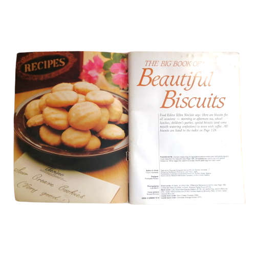 The Big Book Of Beautiful Biscuits by Australian Women`s Weekly 1990 Softcover