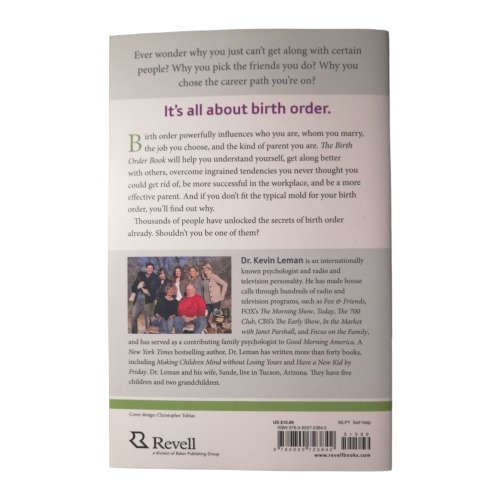 The Birth Order Book by Dr. Kevin Leman 2009 Softcover