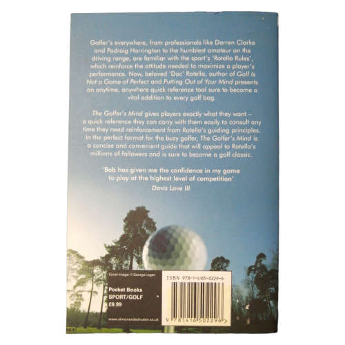 The Golfer`s Mind by Dr. Bob Rotella 2007 Softcover