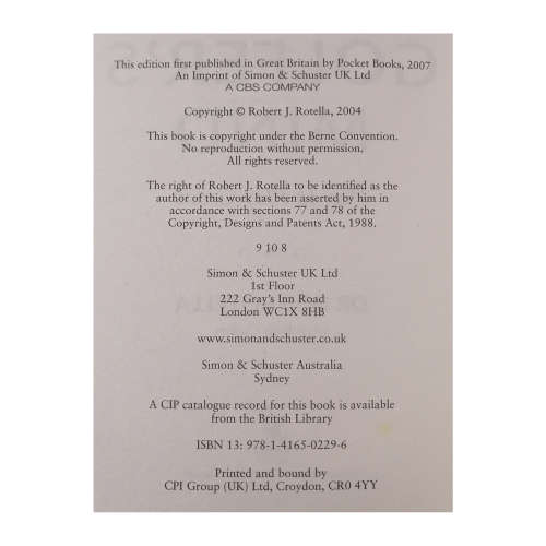 The Golfer`s Mind by Dr. Bob Rotella 2007 Softcover