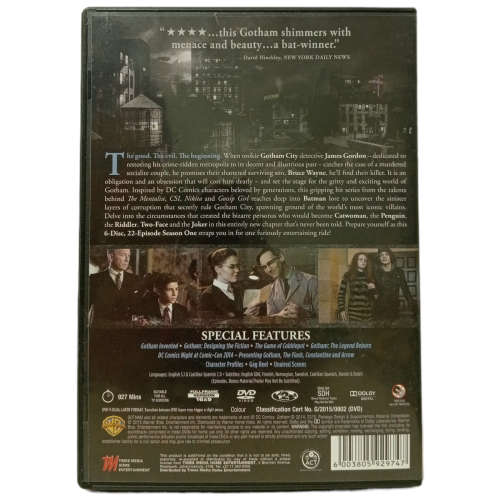 Gotham - The Complete First Season DVD