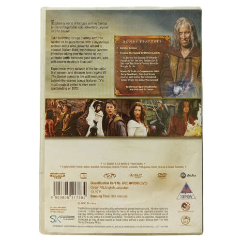 Legend of the Seeker - The Complete First Seaseon DVD