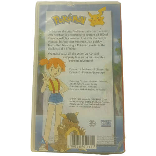 Pokemon - I Choose You! Pikachu! VHS