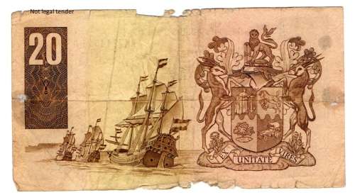 1990 South Africa C L Stals Type 8, First Issue R20, `7744555`