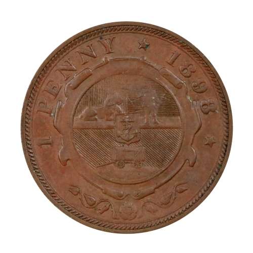 1898 South Africa ZAR Penny