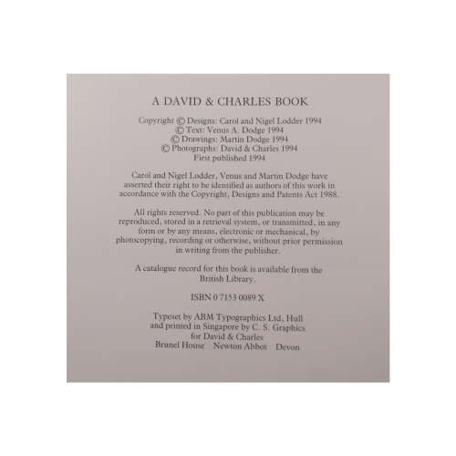 Making Doll`s House Interiors- Decor And Furnisings In 1/12 Scale by Carol and Nigel Lodder 1994 Har