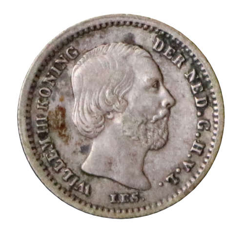 1862 Netherlands 5 Cent, 400 000 mintage