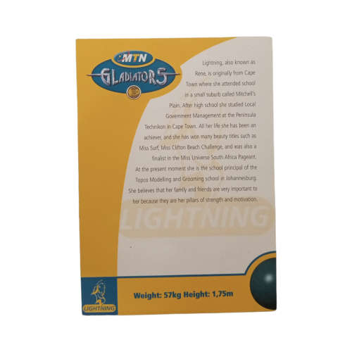 Lot 5 x Local Celebrity SIGNED items: Robbie Wessels, Arno-Altyd, Limpopo, MTN Gladiators