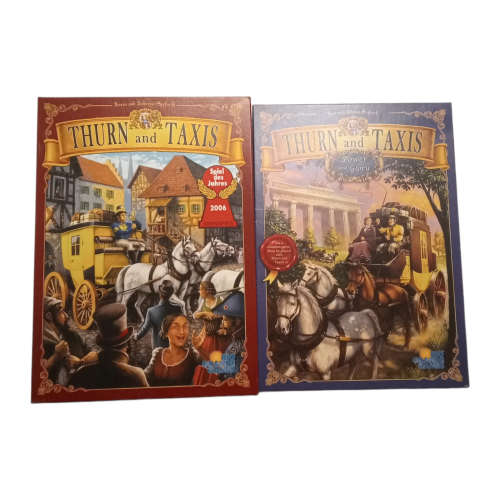 Thurn and Taxis + Add on `Power and Glory` Board Game, Tile Card Game