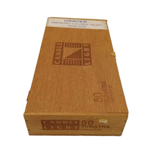 Candle Light Sumatra Senoritas (50) Cigar Box, Empty