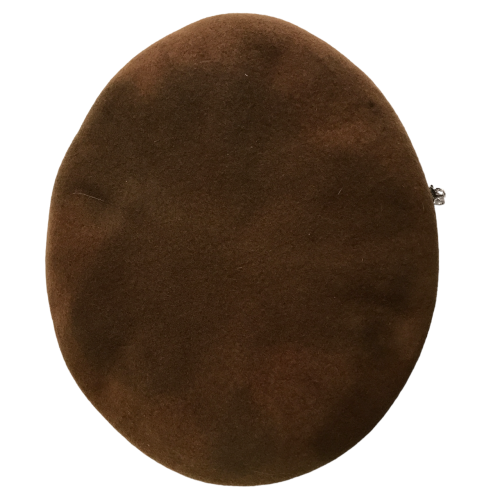 Brown Rifleman(M) 61/82 Beret with South African Army Cadet Corps cap Badge