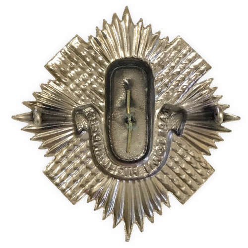 Cape Town Highlanders Cap Badge , Order of the The Thistle, 8cm x 7.5cm