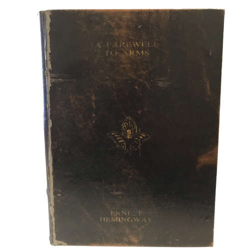 Vintage Book Themed Wooden Trinket Box, A Farewell to Arms Enest Hemingway design