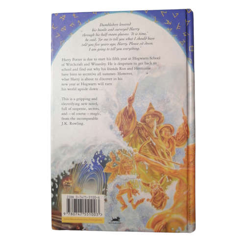 Harry Potter And The Order Of The Phoenix 2003 First Edition Hardcover w/o Dustjacket