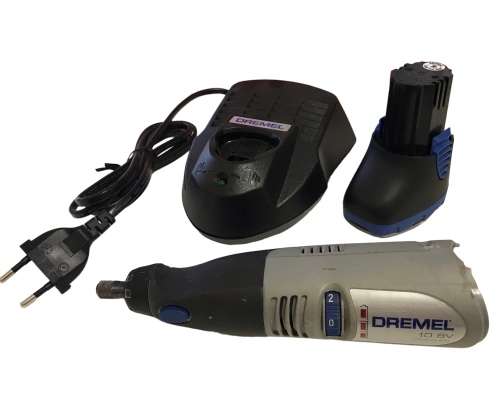 Dremel 10.8V Lithium-Ion, with battery working (no charger, wrong charger included for free).