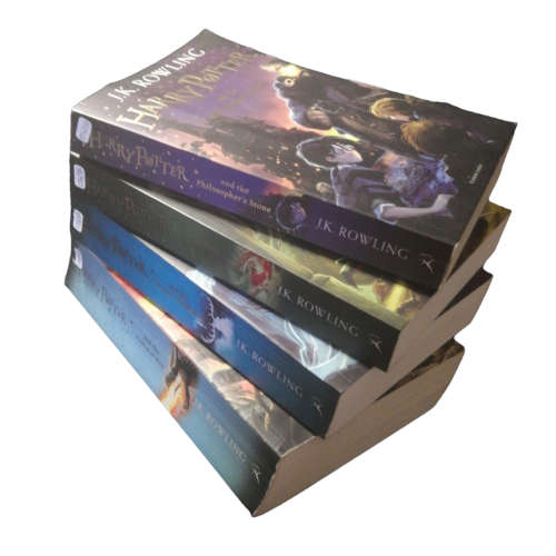 Harry Potter Book 1-4 Set by J. K. Rowling 2014 Softcover