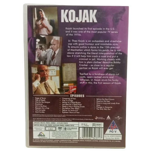 Kojak - The Complete Season 1 DVD