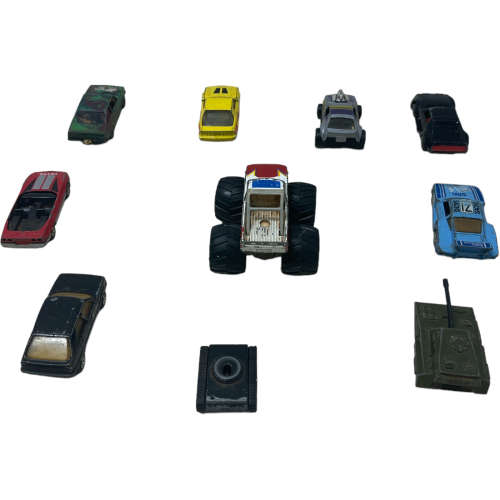 Lot of 9 X Matchbox cars 3,7cm to 8cm in length