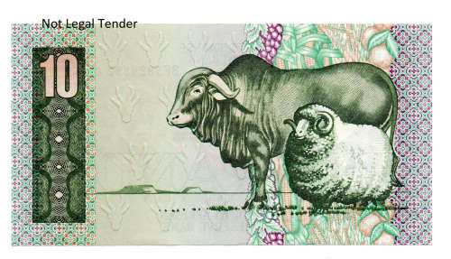 1990 South Africa C L Stals Type 16, First Issue R10