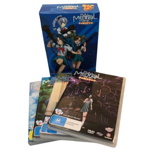 Full Metal Panic! FUMOFFU Limited Edition DVD Box Set, REGION CODE 4, English Audio