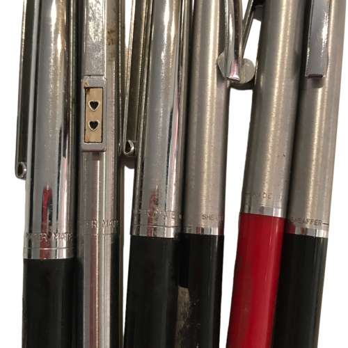 HIGH VALUE Bulk Lot of 11 x Collectible Pens: Parker, Sheaffer (Textron/Fountain Tip/mechanical penc