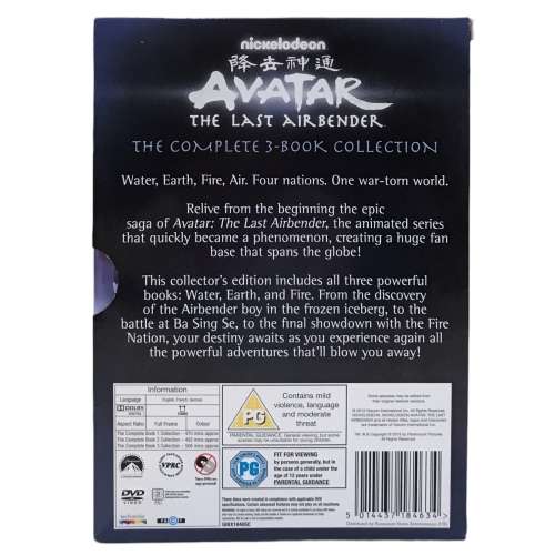 Nickelodeon AVATAR The Last Airbender the Complete 3 - Book Collection (DVD)