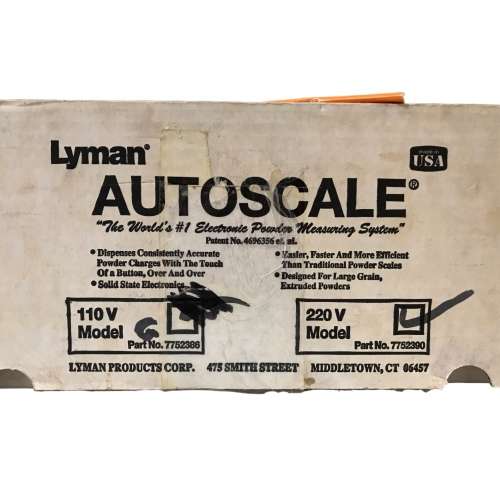 Lyman Autoscale Electronic Gun Powder Measuring system