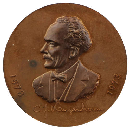 Pre-1994 Sout Africa Centenary of the Birth of C.J. Langenhoven Bronze Medallion